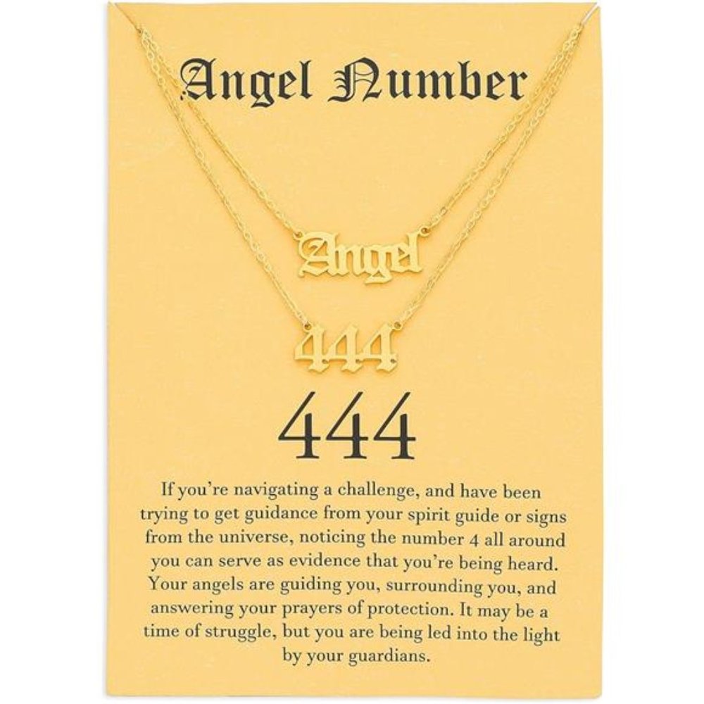 Angel Number Choker Necklace Numerology Jewelry for Women